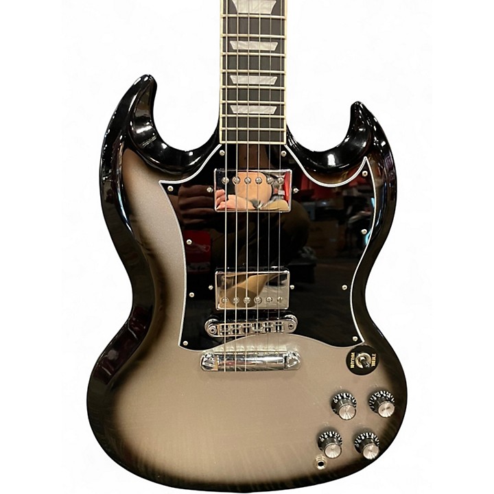 Used Gibson SG Standard Ebony Guitar Center-Exclusive SILVER