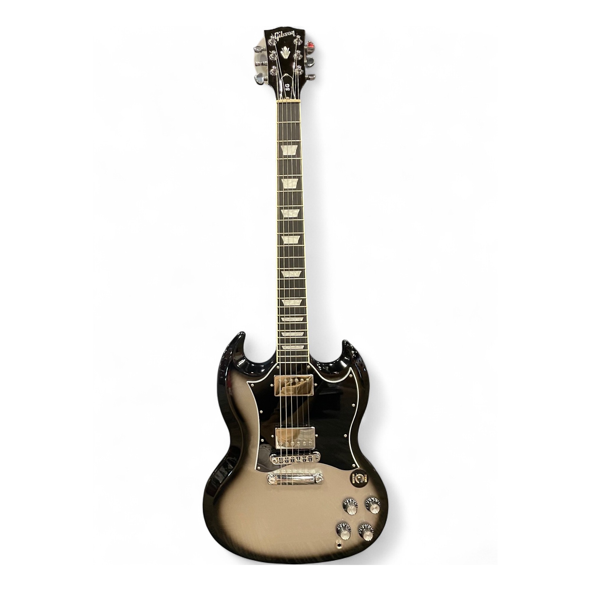 Used Gibson SG Standard Ebony Guitar Center-Exclusive SILVER