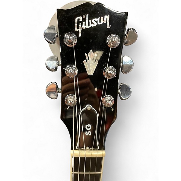 Used Gibson SG Standard Ebony Guitar Center-Exclusive SILVER BURST Solid Body Electric Guitar