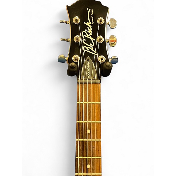 Used B.C. Rich mockingbird acrylic Green Solid Body Electric Guitar