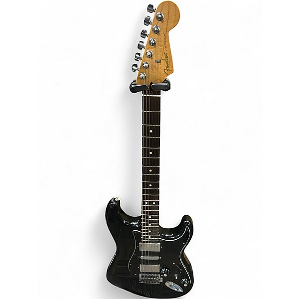 Used Fender Blacktop Stratocaster HSH Black Solid Body
