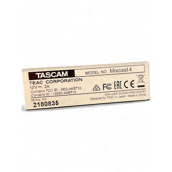 Used TASCAM mixcast 4  Audio Interface
