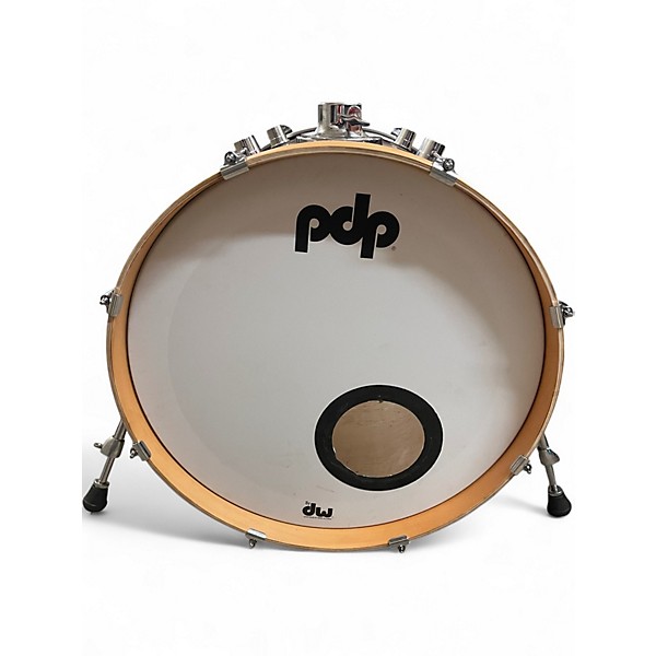 Used PDP by DW 5 Piece X7 5 Piece Kit Red to Black Fade Drum Kit