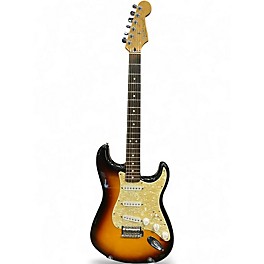 Used 2003 Fender Standard Stratocaster 3 Color Sunburst Solid Body Electric Guitar