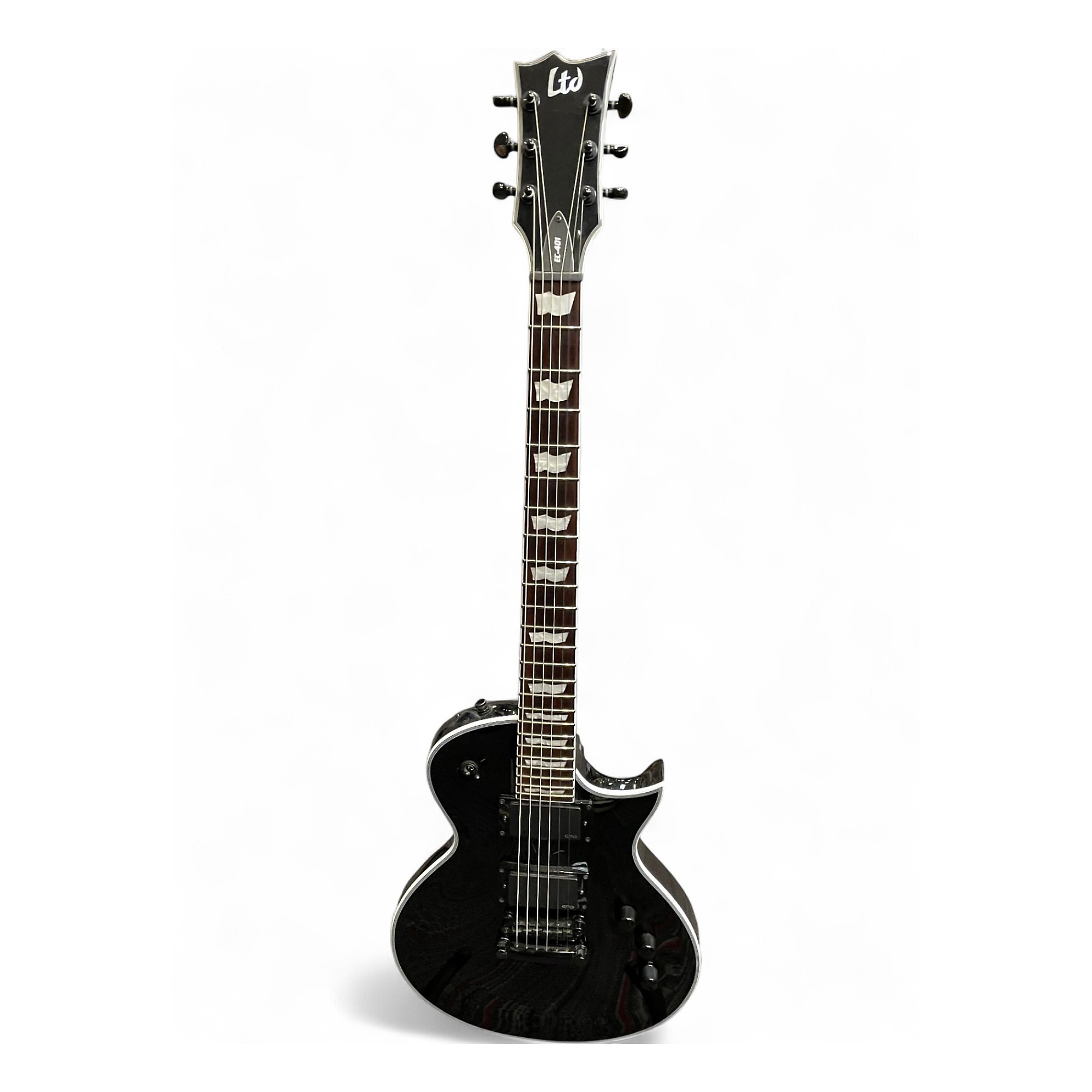 ギター LTD EC-401  BLACK ESP EMG Used ESP LTD EC401 Black Solid Body Electric Guitar Black
