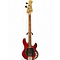 Used Sterling by Music Man Ray4 Satin Red Electric Bass Guitar thumbnail