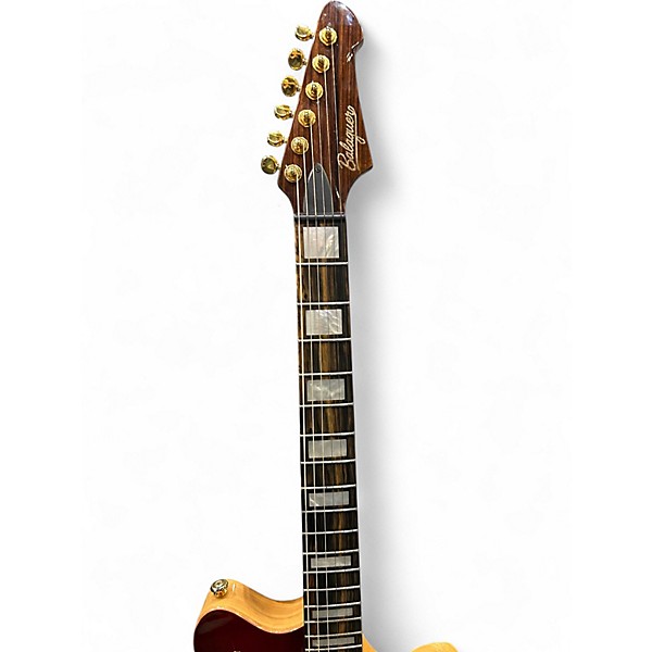 Used Balaguer Espada Quilted Red Solid Body Electric Guitar