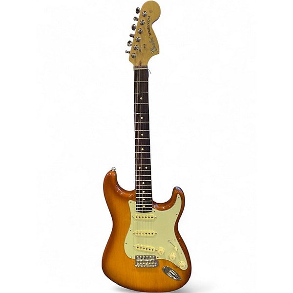 Used Fender American Performer Stratocaster SSS Honey Burst Solid Body Electric Guitar