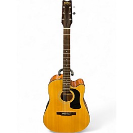 Used Washburn D10CE Natural Acoustic Electric Guitar