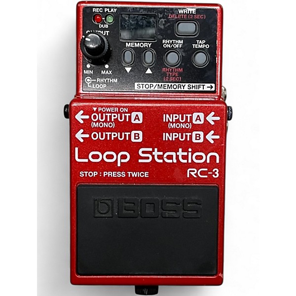 Used BOSS RC3 Loop Station Pedal