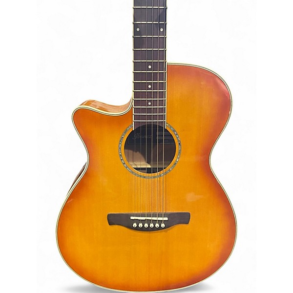 Used Ibanez AEG18-Left Handed Natural Acoustic Electric Guitar