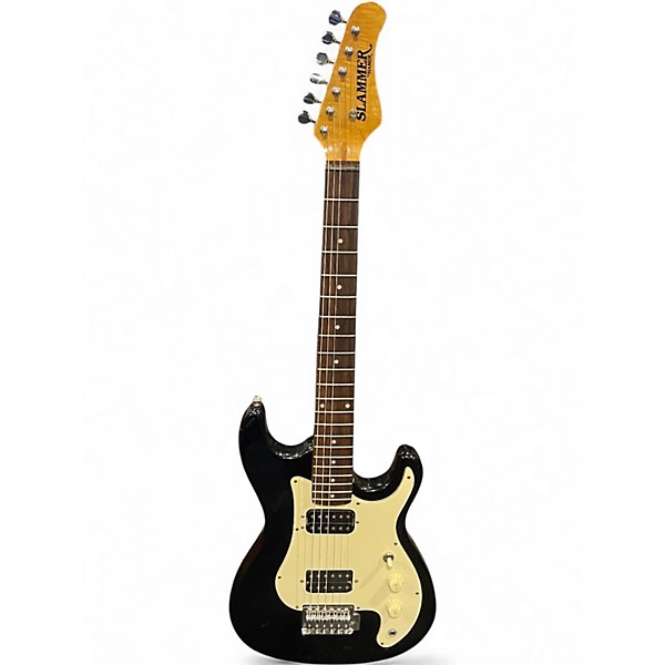 Used Hamer Slammer Black Solid Body Electric Guitar