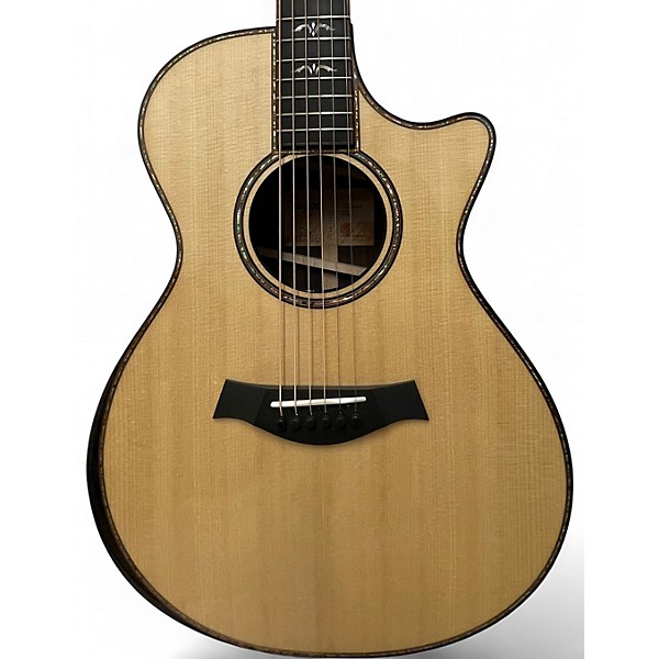 Used Taylor 912CE BUILDERS EDITION Natural Acoustic Electric Guitar