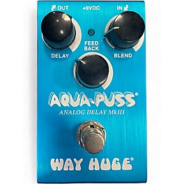 Used Way Huge Electronics WHE701 Aqua Puss Analog Delay Effect Pedal