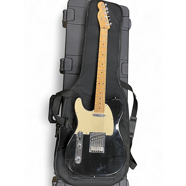 Used 2001 Fender American Standard Telecaster Left Handed Black Electric Guitar