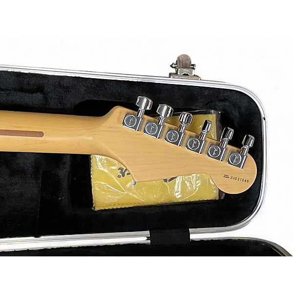 Used 2004 Fender American Standard Stratocaster Left Handed 3 Tone Sunburst Electric Guitar