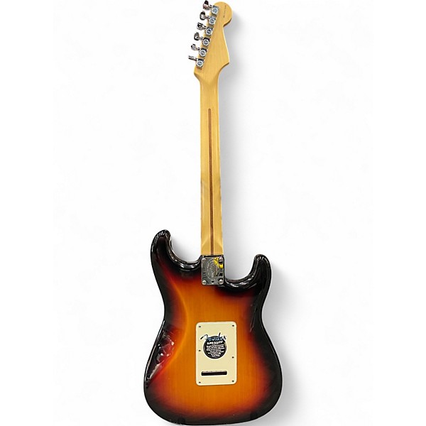 Used 2004 Fender American Standard Stratocaster Left Handed 3 Tone Sunburst Electric Guitar