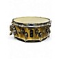 Used Mapex 14X5.5 Black Panther Metallion Snare Gold Drum thumbnail