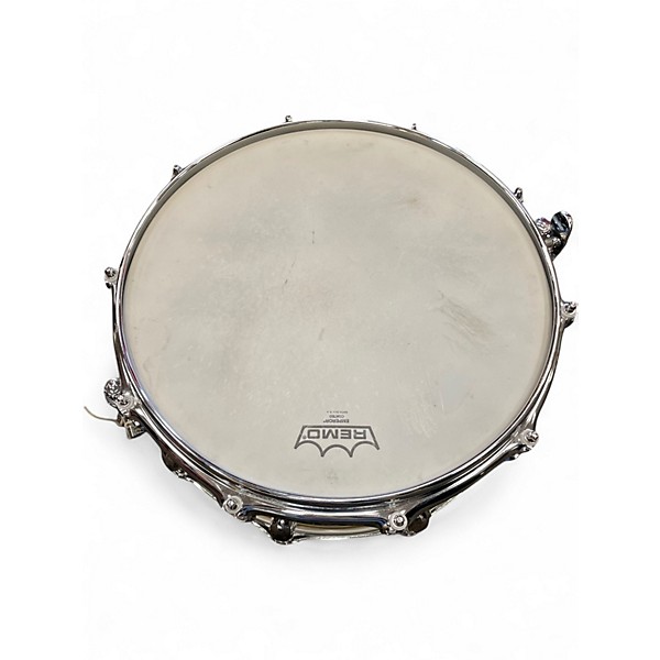 Used Mapex 14X5.5 Black Panther Metallion Snare Gold Drum