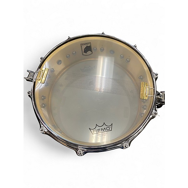 Used Mapex 14X5.5 Black Panther Metallion Snare Gold Drum