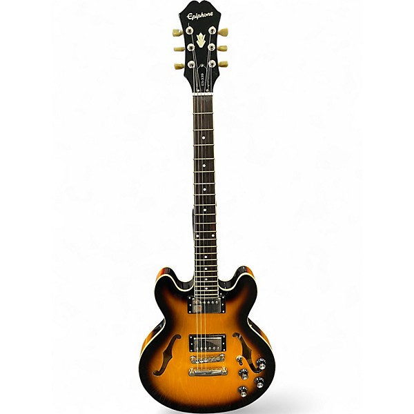 Used Epiphone ES339 Vintage Sunburst Hollow Body Electric Guitar