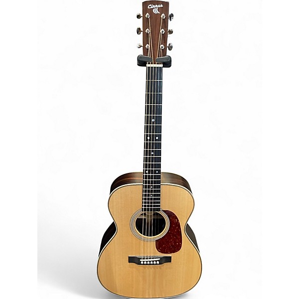 Used Cirrus C-OMO-H Natural Acoustic Electric Guitar