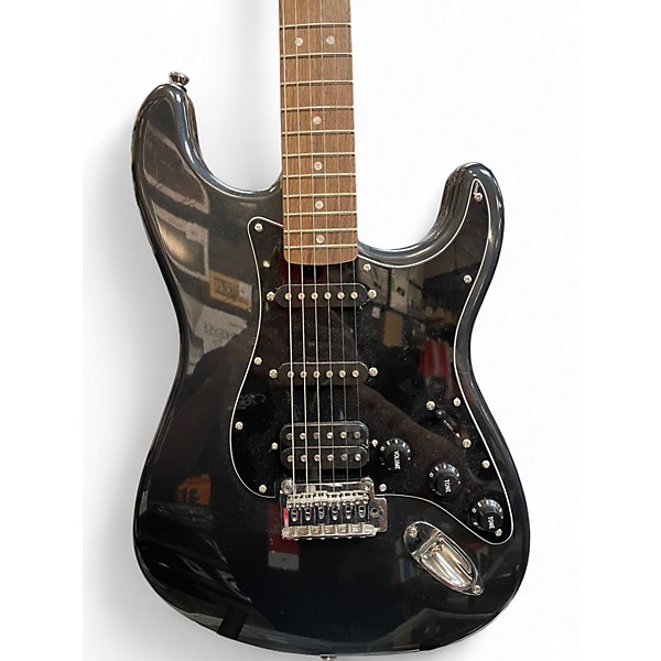 Used Squier Affinity Stratocaster HSS Gunmetal Gray Solid Body Electric Guitar