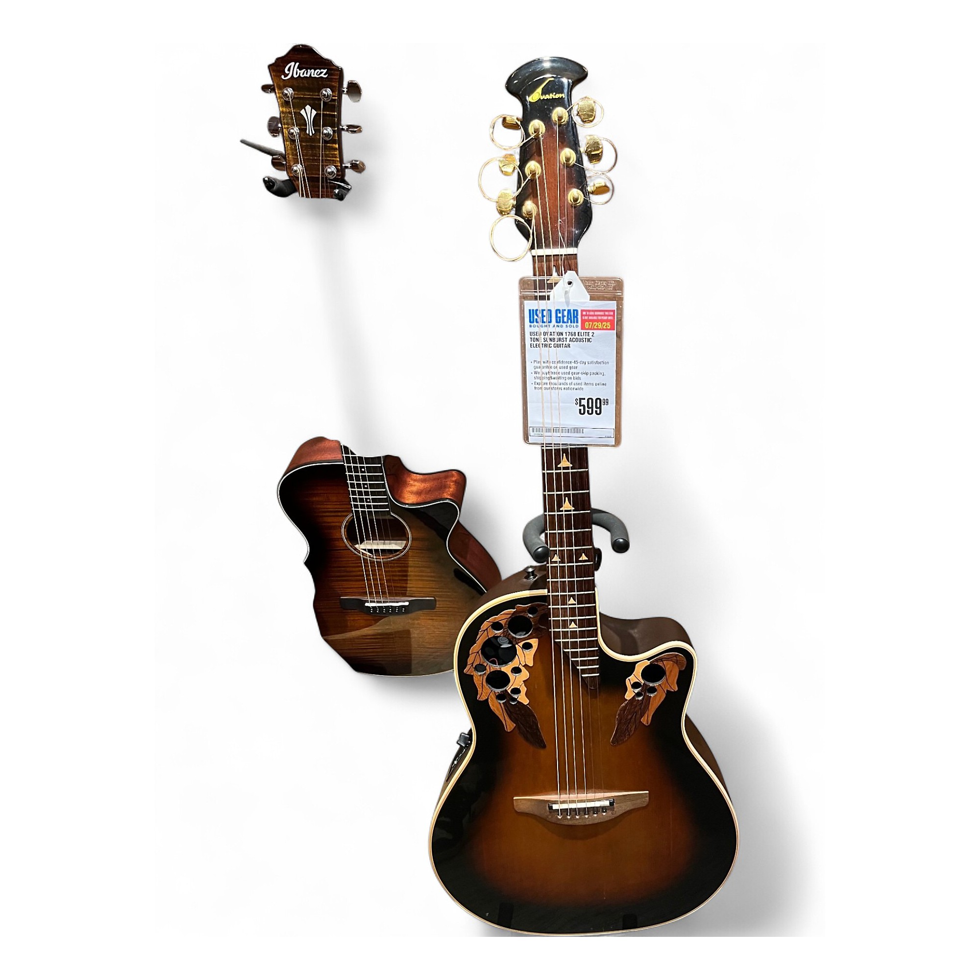 Ovation Elite 1768 エレアコ アコーステックギター USA製 セール対象商品】Ovation 1768 Elite 1993年製 [WK395]【阿倍野