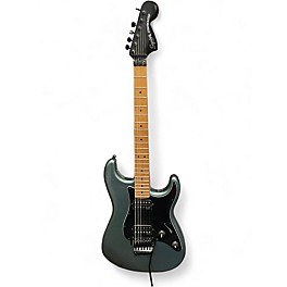 Used Squier Contemporary Stratocaster HHFR Gun Metal Solid Body Electric Guitar