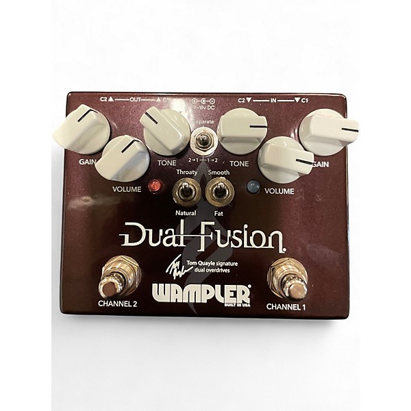 Used Wampler Dual Fusion Tom Quayle Signature Overdrive Effect Pedal