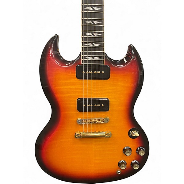 Used Gibson SG supreme P90 Fireburst Solid Body Electric Guitar