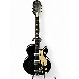 Vintage 1963 Silvertone 1446 Black Hollow Body Electric Guitar