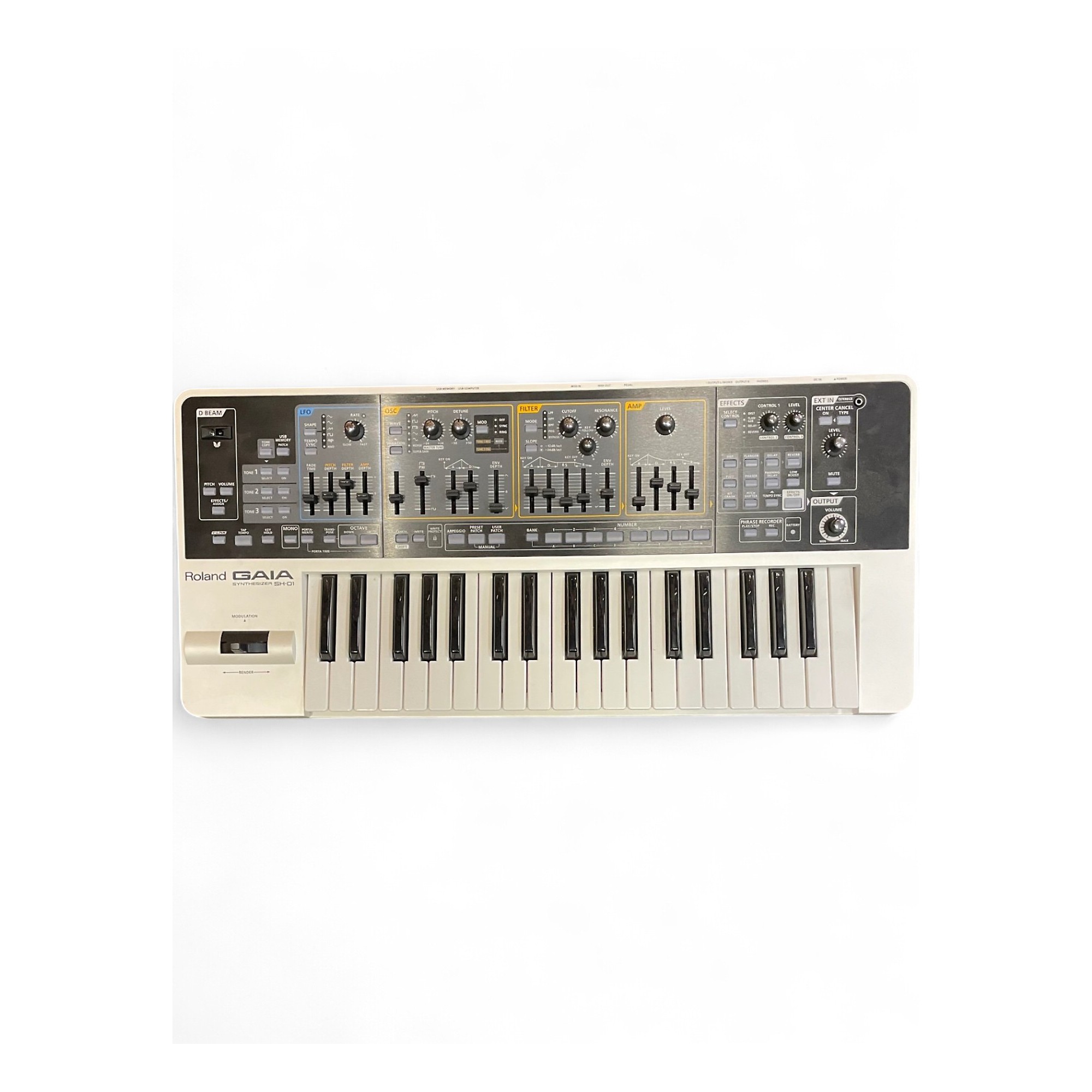 Used Roland SH-01 GAIA 37-Key Digital Synthesizer