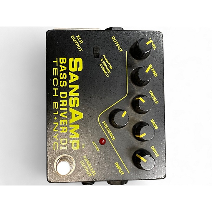 Used Tech 21 SansAmp Bass Driver DI Bass Effect Pedal