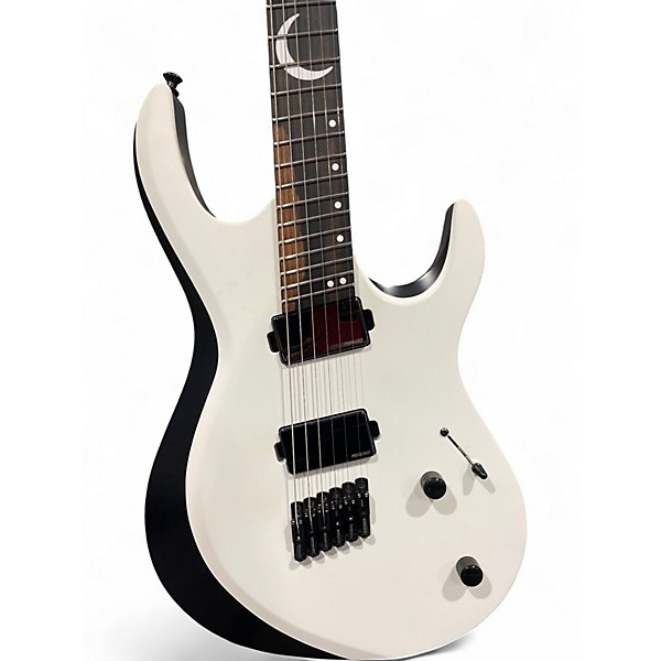 Used Kiesel CUSTOM ARIES Black and White Solid Body Electric Guitar