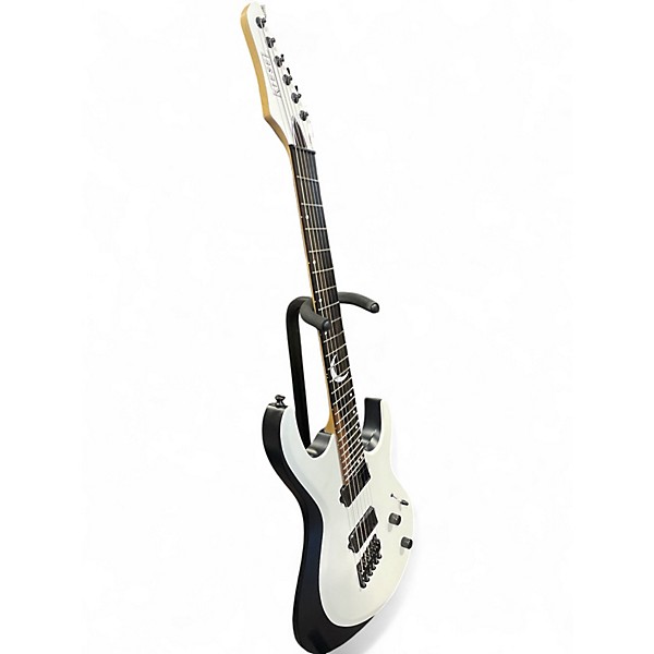 Used Kiesel CUSTOM ARIES Black and White Solid Body Electric Guitar