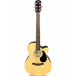 Used Fender FA135CE Concert Natural Acoustic Electric Guitar