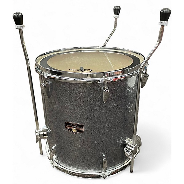 Used TAMA 4 Piece Imperialstar Silver Sparkle Drum Kit