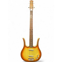 Used Danelectro Dead-On 58 Longhorn Copper Burst Electric Bass Guitar