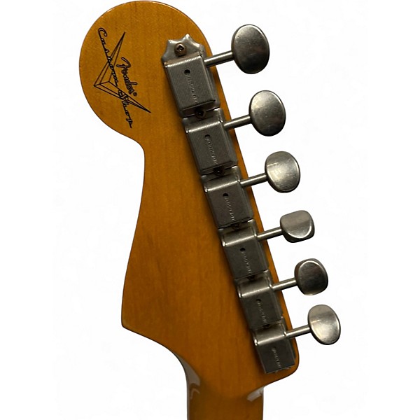 Used Fender Custom Shop Postmodern Strat Journeyman Relic Aged Black Solid Body Electric Guitar