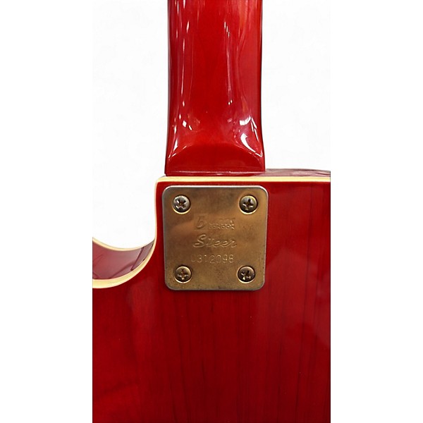 Vintage 1990s Burns STEER  RED Hollow Body Electric Guitar