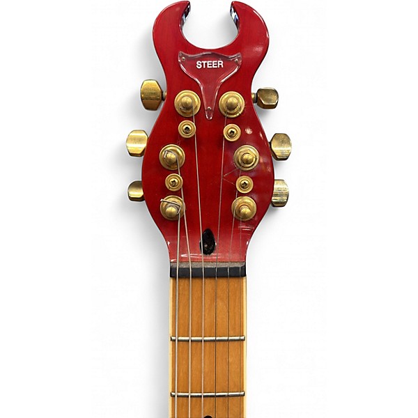 Vintage 1990s Burns STEER  RED Hollow Body Electric Guitar