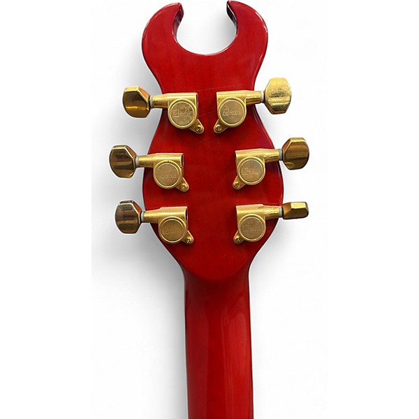 Vintage 1990s Burns STEER  RED Hollow Body Electric Guitar