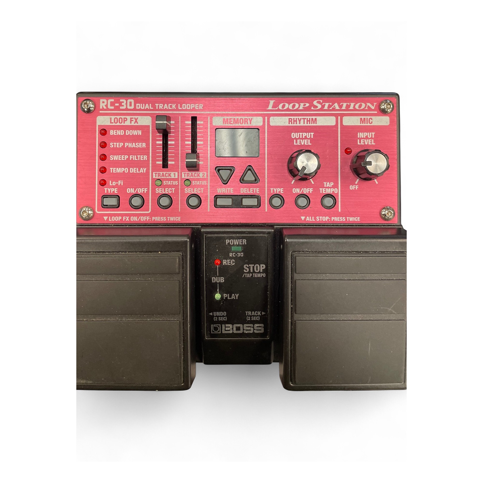 ギター BOSS RC-30 LOOPSTATION Used BOSS RC30 Loop Station Twin Pedal | Guitar Center