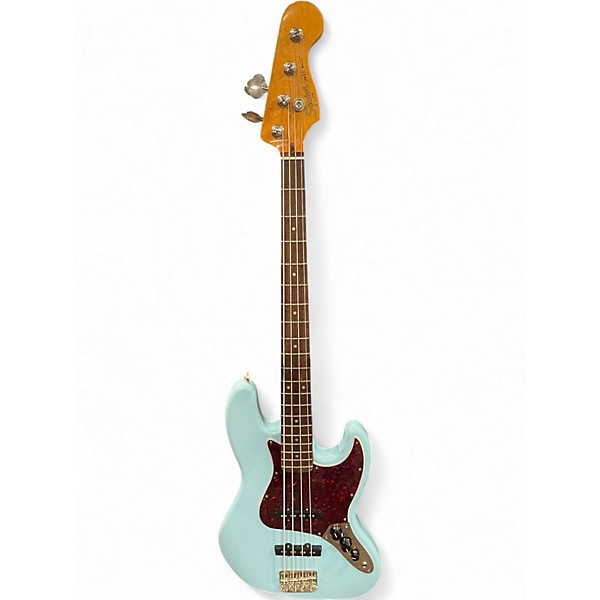 Used Squier Classic Vibe 1960S Jazz Bass Daphne Blue Electric Bass Guitar