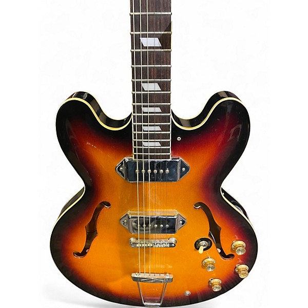 Used Epiphone Casino 2 Color Sunburst Hollow Body Electric Guitar