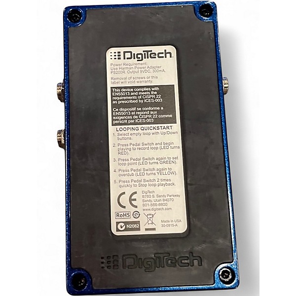 Used DigiTech JMS Jam Man Solo Phrase Pedal
