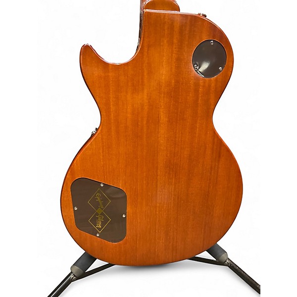 Used Epiphone Inspired by Gibson Custom 57 Les Paul Standard Gold Top Solid Body Electric Guitar