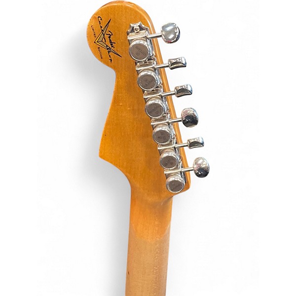 Used Fender 64 L-SERIES STRAT HREL Daphne Blue Solid Body Electric Guitar