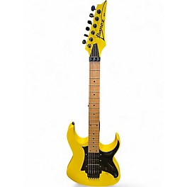Used Ibanez RG350M Yellow Solid Body Electric Guitar